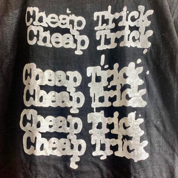 vintage 70’s CHEAP TRICK Hard Rock single stitch graphic tee shirt MEDIUM - Picture 1 of 6